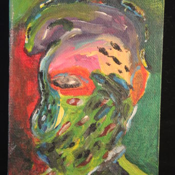 Ζωγραφική με τίτλο "Le visage" από Tomy, Αυθεντικά έργα τέχνης
