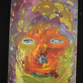 Painting titled "Le sage" by Tomy, Original Artwork