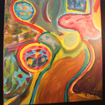 Painting titled "la joie" by Tomy, Original Artwork