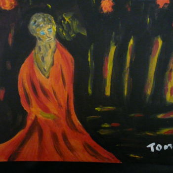 Malerei mit dem Titel "LE PRINCE" von Tomy, Original-Kunstwerk, Öl