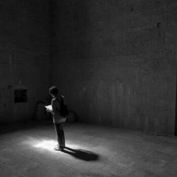 Photographie intitulée "Seule 01" par Michel Daumergue, Œuvre d'art originale, Photographie numérique