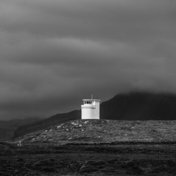 Photographie intitulée "Noire Islande 8" par Michel Daumergue, Œuvre d'art originale, Photographie non manipulée