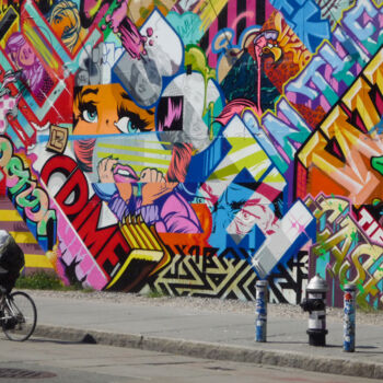 Photographie intitulée "Street Art" par Michel Daumergue, Œuvre d'art originale, Photographie numérique