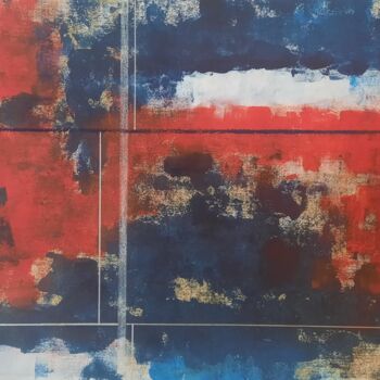 Peinture intitulée "Abstraction libre" par Michel Des Mazots, Œuvre d'art originale, Acrylique Monté sur Plexiglas