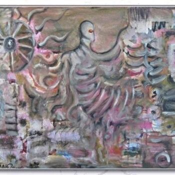 Malerei mit dem Titel "Transcendance" von Michel Grimard, Original-Kunstwerk, Acryl