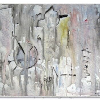 Картина под названием "Les souvenirs s'est…" - Michel Grimard, Подлинное произведение искусства, Акрил