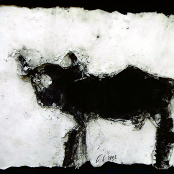 Painting titled "Animal.jpg" by Michel Haas, Original Artwork
