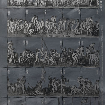 Impressões e gravuras intitulada "Fête Sadienne #23" por Hosszu, Obras de arte originais, Serigrafia