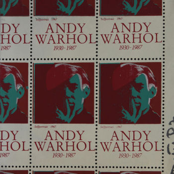 Printmaking titled "Homage to Warhol #0…" by Hosszu, Original Artwork, Screenprinting