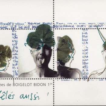 Impressões e gravuras intitulada "Autogrimaces / Coll…" por Hosszu, Obras de arte originais, Papel