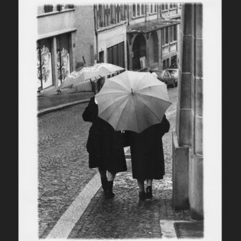 Photographie intitulée "Promenade sous la p…" par Michel Jegerlehner, Œuvre d'art originale, Photographie argentique
