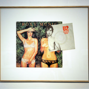 Κολάζ με τίτλο "Vinyl Mutations / R…" από Michel Kowalski, Αυθεντικά έργα τέχνης, Κολάζ