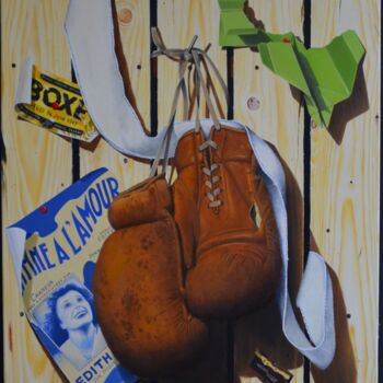 Pintura titulada "Les coups" por Michel Millet, Obra de arte original, Oleo Montado en Bastidor de camilla de madera