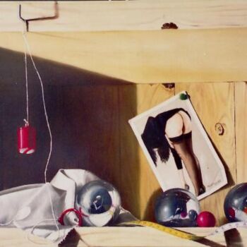 Pintura titulada "Fany" por Michel Millet, Obra de arte original, Oleo Montado en Bastidor de camilla de madera
