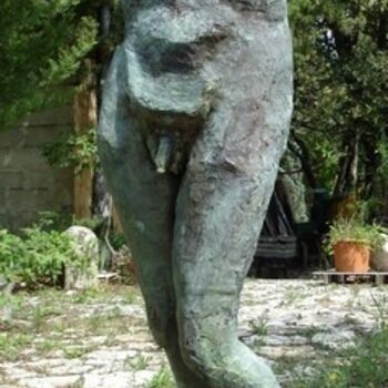 Rzeźba zatytułowany „HOMMAGE  A DONATELL…” autorstwa Michel Moskovtchenko, Oryginalna praca, Technika mieszana