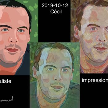 Digital Arts titled "2019-10-13 Variatio…" by Michel Normand, Original Artwork, Digital Painting