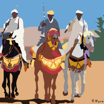 Arte digital titulada "2015-05-04-MN-Maroc…" por Michel Normand, Obra de arte original, Pintura Digital