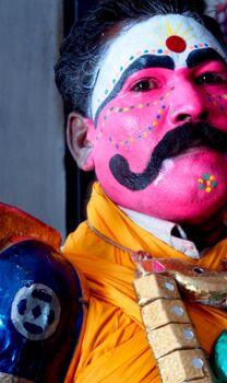Fotografia intitolato "Moustache land" da Michel Paulin, Opera d'arte originale, Fotografia digitale