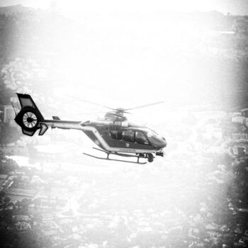 Fotografie getiteld "Helicopter2" door Michel Spingler, Origineel Kunstwerk, Digitale fotografie