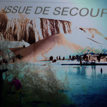 "Issue de secours" başlıklı Baskıresim Michel Tabanou tarafından, Orijinal sanat, Dijital baskı