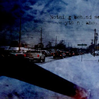 Digitale Kunst mit dem Titel "nothing behind me,…" von Michel Tabanou, Original-Kunstwerk, Andere