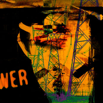 Цифровое искусство под названием "power" - Michel Tabanou, Подлинное произведение искусства, Цифровая живопись
