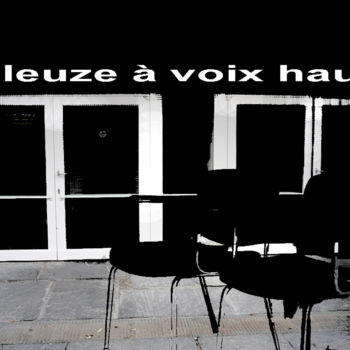 Digital Arts titled "deleuze à voix haute" by Michel Tabanou, Original Artwork, Digital Painting