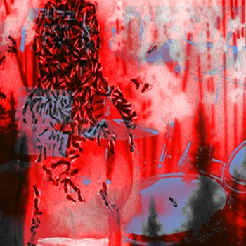 Digital Arts titled "martin kippenberger…" by Michel Tabanou, Original Artwork, Digital Painting