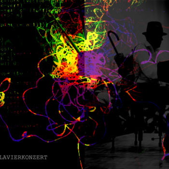 Digitale Kunst mit dem Titel "klavierkonzert - Sy…" von Michel Tabanou, Original-Kunstwerk, Digitale Malerei