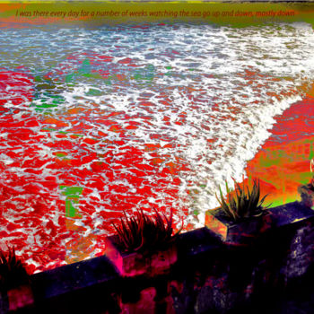 Digitale Kunst mit dem Titel "west coast californ…" von Michel Tabanou, Original-Kunstwerk, Digitale Malerei