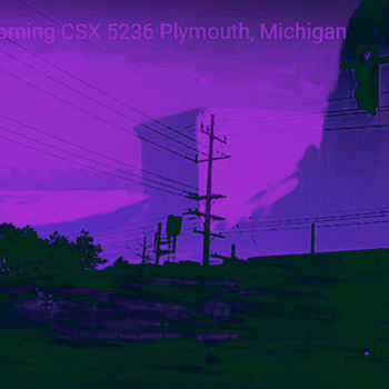 Digitale Kunst mit dem Titel "early morning CSX 5…" von Michel Tabanou, Original-Kunstwerk, Digitale Malerei