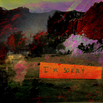 Digitale Kunst mit dem Titel "I'm sorry" von Michel Tabanou, Original-Kunstwerk, Digitale Malerei