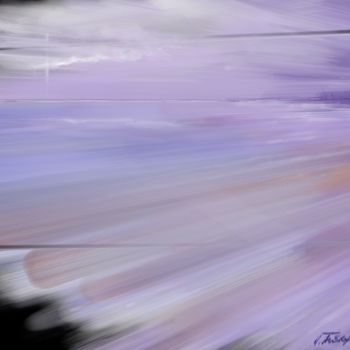 Digital Arts titled "Abstraction paysagé…" by Michel Thiery (By Daesyl arts), Original Artwork, Digital Painting