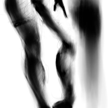 Digitale Kunst mit dem Titel "Sumi High heels dan…" von Michel Thiery (By Daesyl arts), Original-Kunstwerk, Digitale Malerei