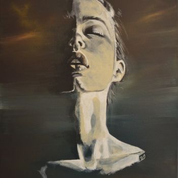 Painting titled "Orgasme" by Michel Uderso, Original Artwork, Acrylic