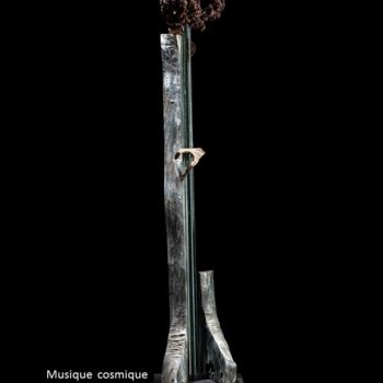 Escultura intitulada "musique-cosmique.jpg" por Michel Valeyre, Obras de arte originais, Vidro