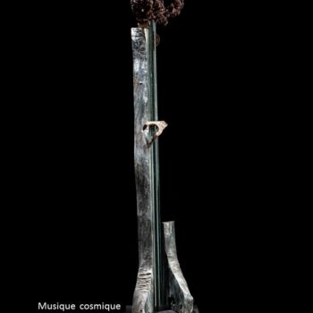 Sculpture intitulée "musique-cosmique.jpg" par Michel Valeyre, Œuvre d'art originale, Verre