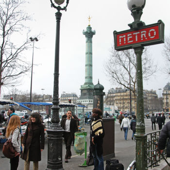 "Rendez-vous métro B…" başlıklı Fotoğraf Michel Volle tarafından, Orijinal sanat