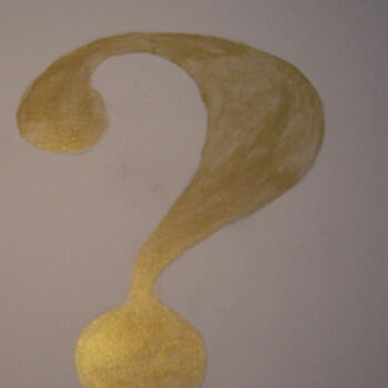 Картина под названием "The Question" - Michela Curtis, Подлинное произведение искусства, Масло