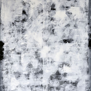Ζωγραφική με τίτλο "Surface N° 7" από Michel Boucharinc, Αυθεντικά έργα τέχνης, Ακρυλικό Τοποθετήθηκε στο Ξύλινο φορείο σκελ…
