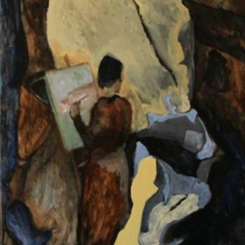 Painting titled "La profession de fo…" by Michel Darves, Original Artwork, Acrylic