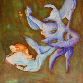 Pittura intitolato "Le dernier rêve" da Michel Darves, Opera d'arte originale, Acrilico