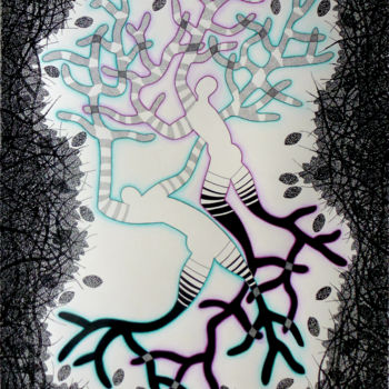 제목이 "Les amours brindill…"인 그림 Michèle Caranove로, 원작, 잉크
