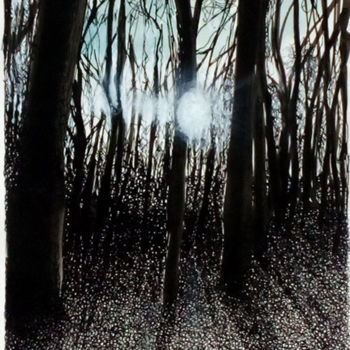 Картина под названием "3" - Michèle Caranove, Подлинное произведение искусства, Чернила