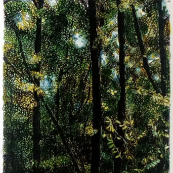 Pintura titulada "Sans titre 3" por Michèle Caranove, Obra de arte original, Tinta