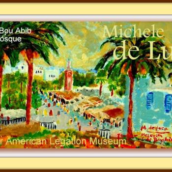 Pintura titulada "Tangier American Le…" por Michele De Luca, Obra de arte original