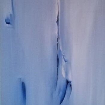Картина под названием "BLUE DREAM" - Michele Guillot, Подлинное произведение искусства, Акрил Установлен на Деревянная рама…