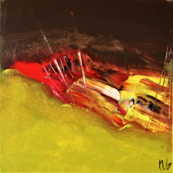 Painting titled "LES ONIRIQUES - ERO…" by Michele Guillot, Original Artwork, Acrylic