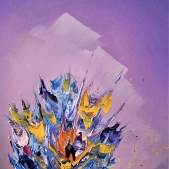 Pintura titulada "ALLEGRESSE / GLADNE…" por Michele Guillot, Obra de arte original, Acrílico Montado en Bastidor de camilla…