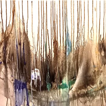 Pintura titulada "INCERTITUDE / UNCER…" por Michele Guillot, Obra de arte original, Acrílico Montado en Bastidor de camilla…